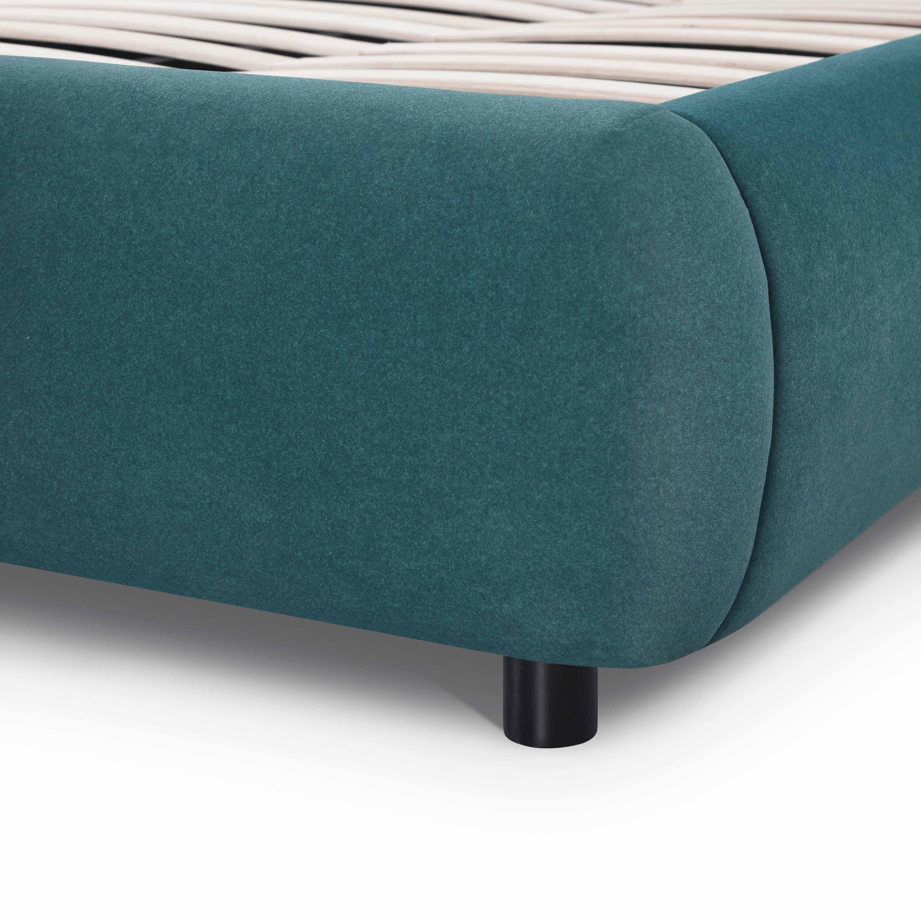 Mel Performance Faux Mohair Velvet Bed