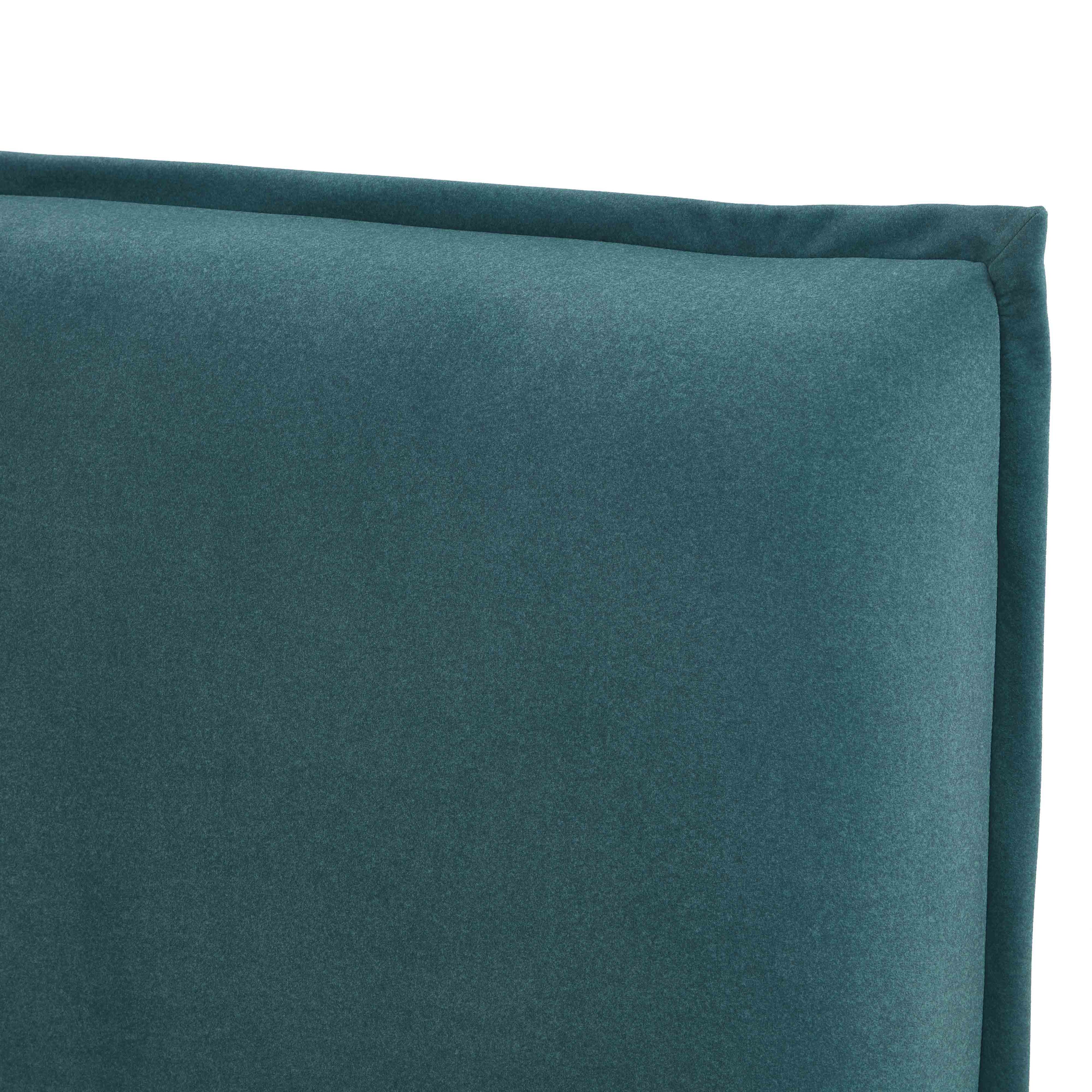 Mel Performance Faux Mohair Velvet Bed