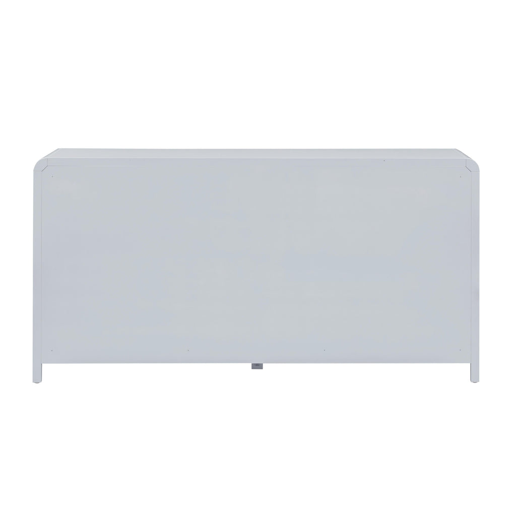Patty 62" Rattan 6 Drawer Dresser