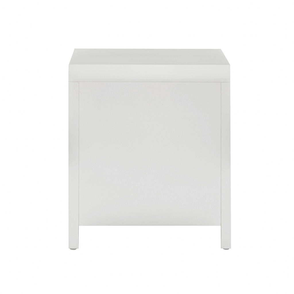 Patty 28" Rattan 2 Drawer Nightstand