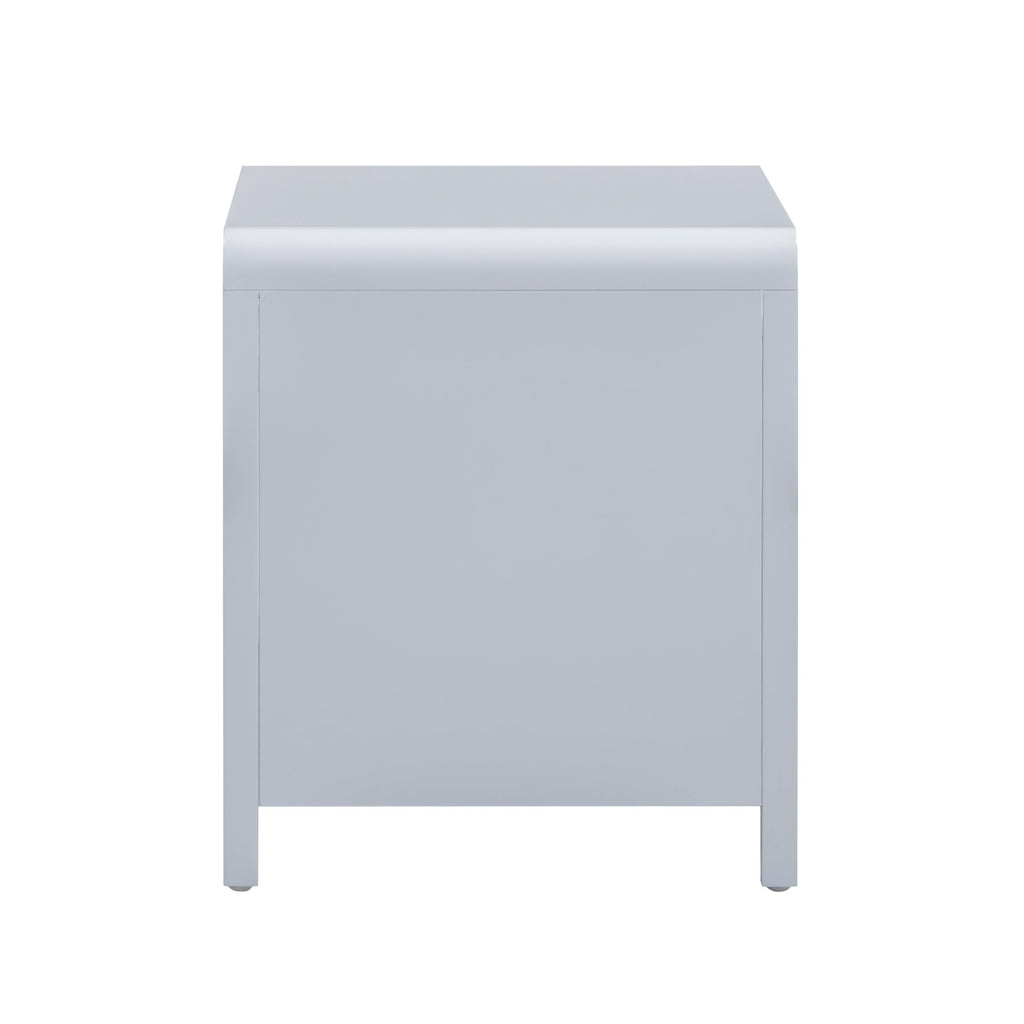 Patty 28" Rattan 2 Drawer Nightstand