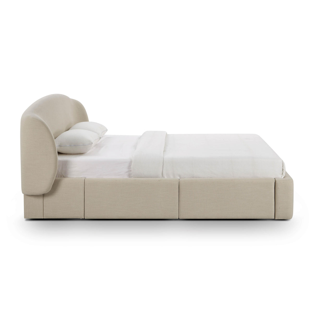 Corey Upcycled Performance Linen Storage Bed