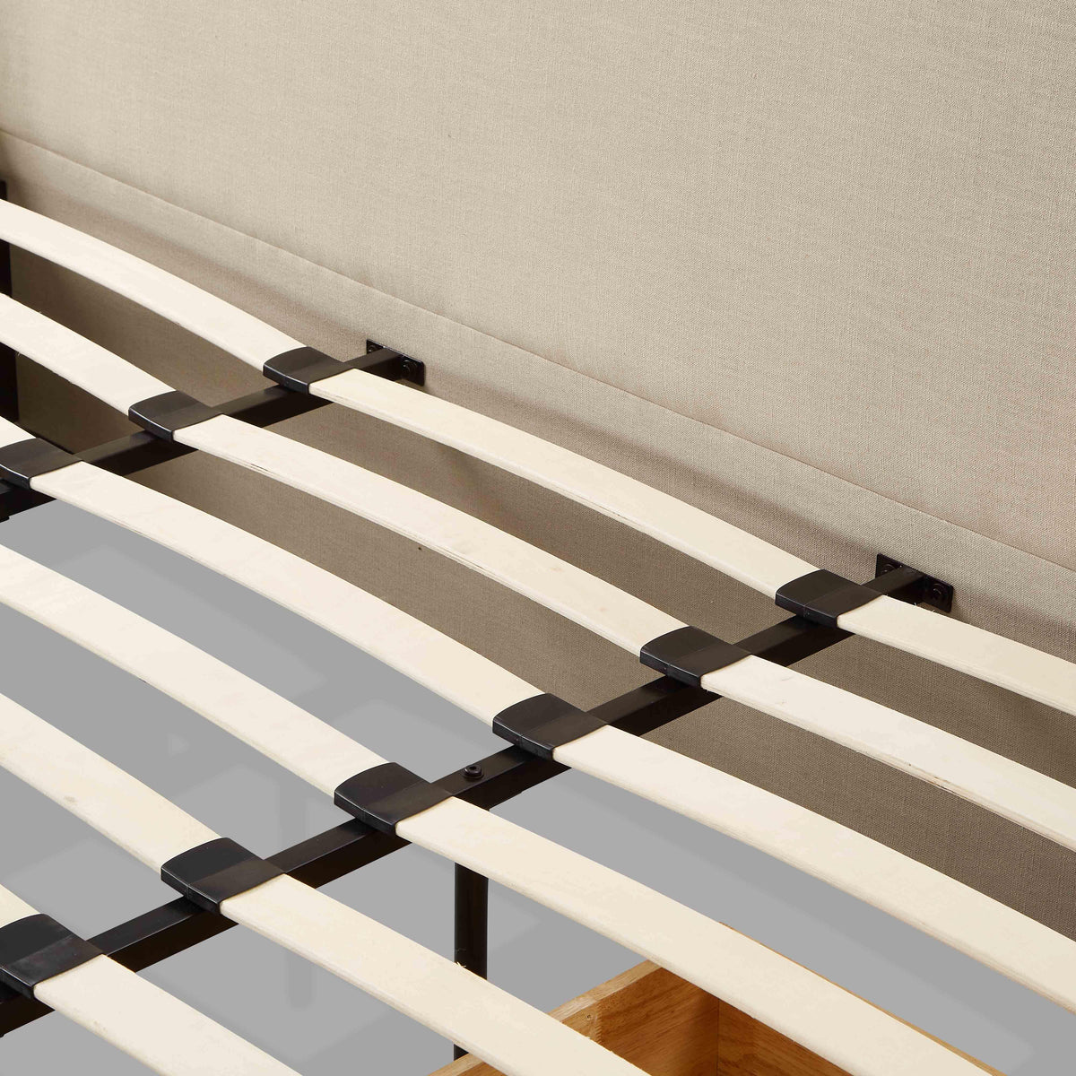 Corey Upcycled Performance Linen Storage Bed