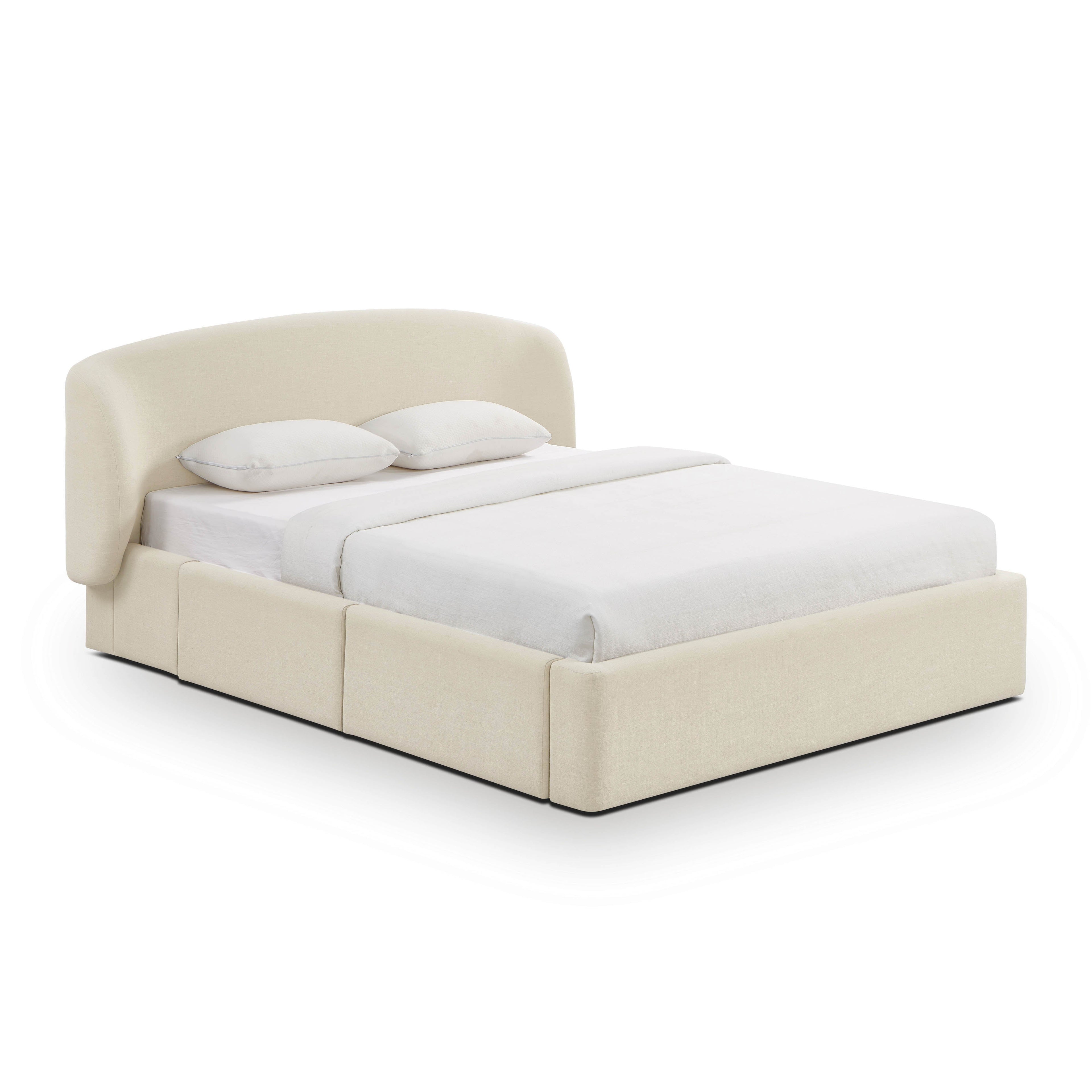 Corey Upcycled Performance Linen Storage Bed