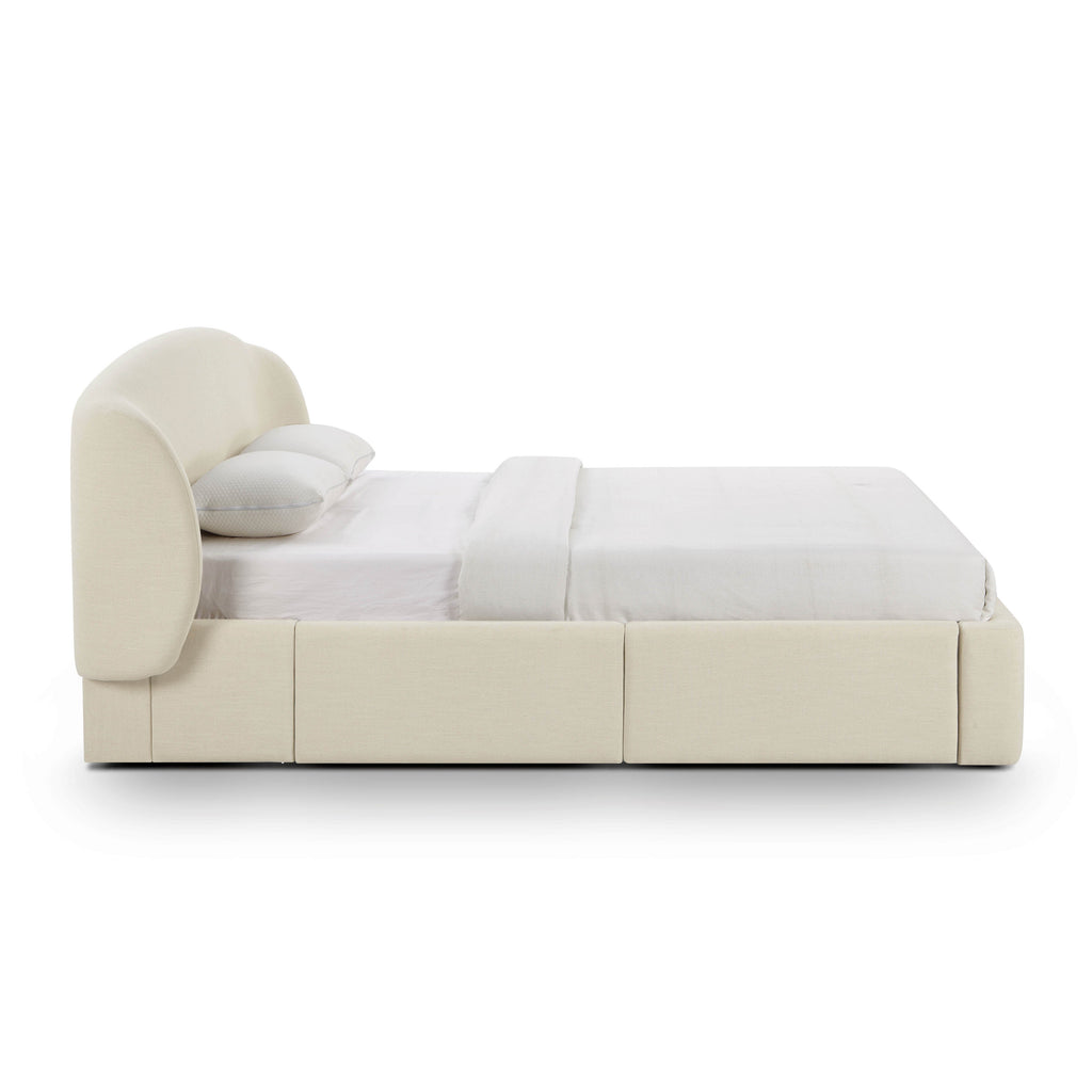 Corey Upcycled Performance Linen Storage Bed