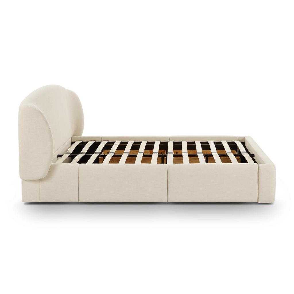 Corey Upcycled Performance Linen Storage Bed