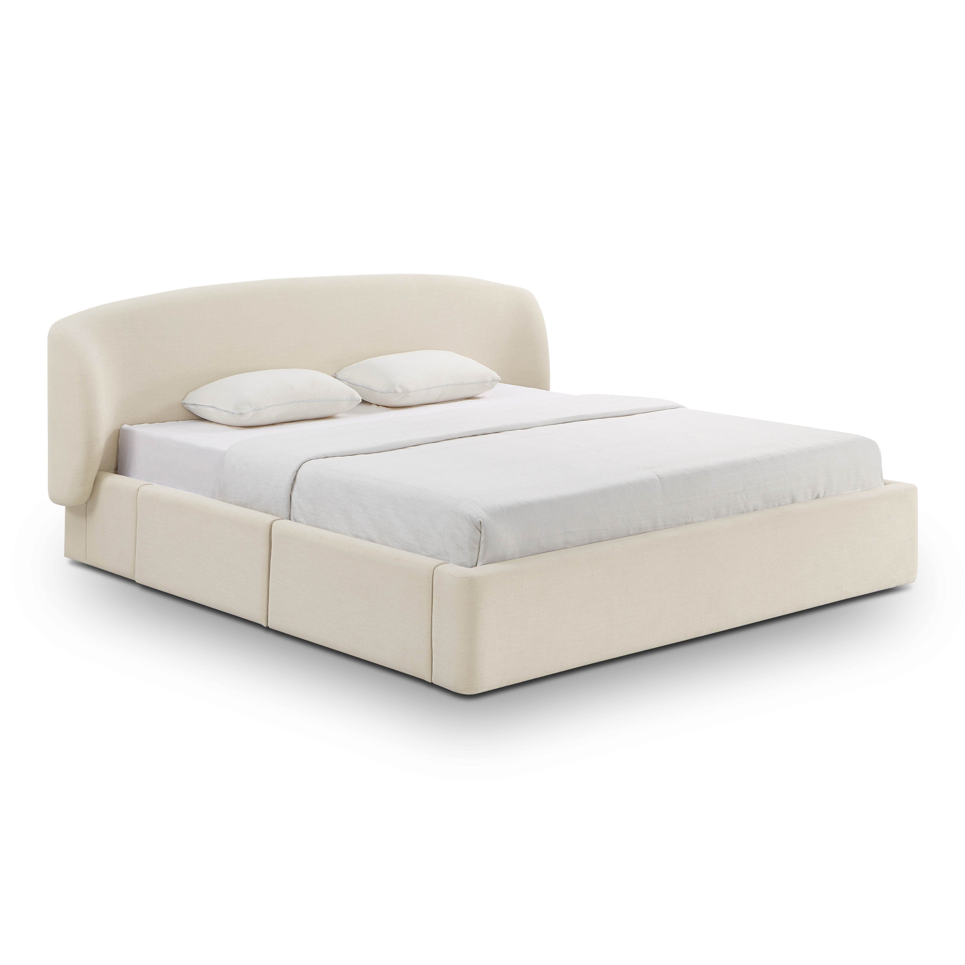 Corey Upcycled Performance Linen Storage Bed