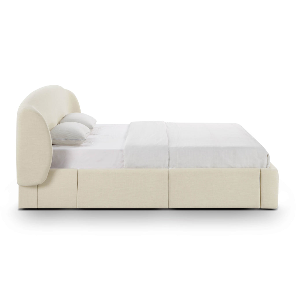 Corey Upcycled Performance Linen Storage Bed