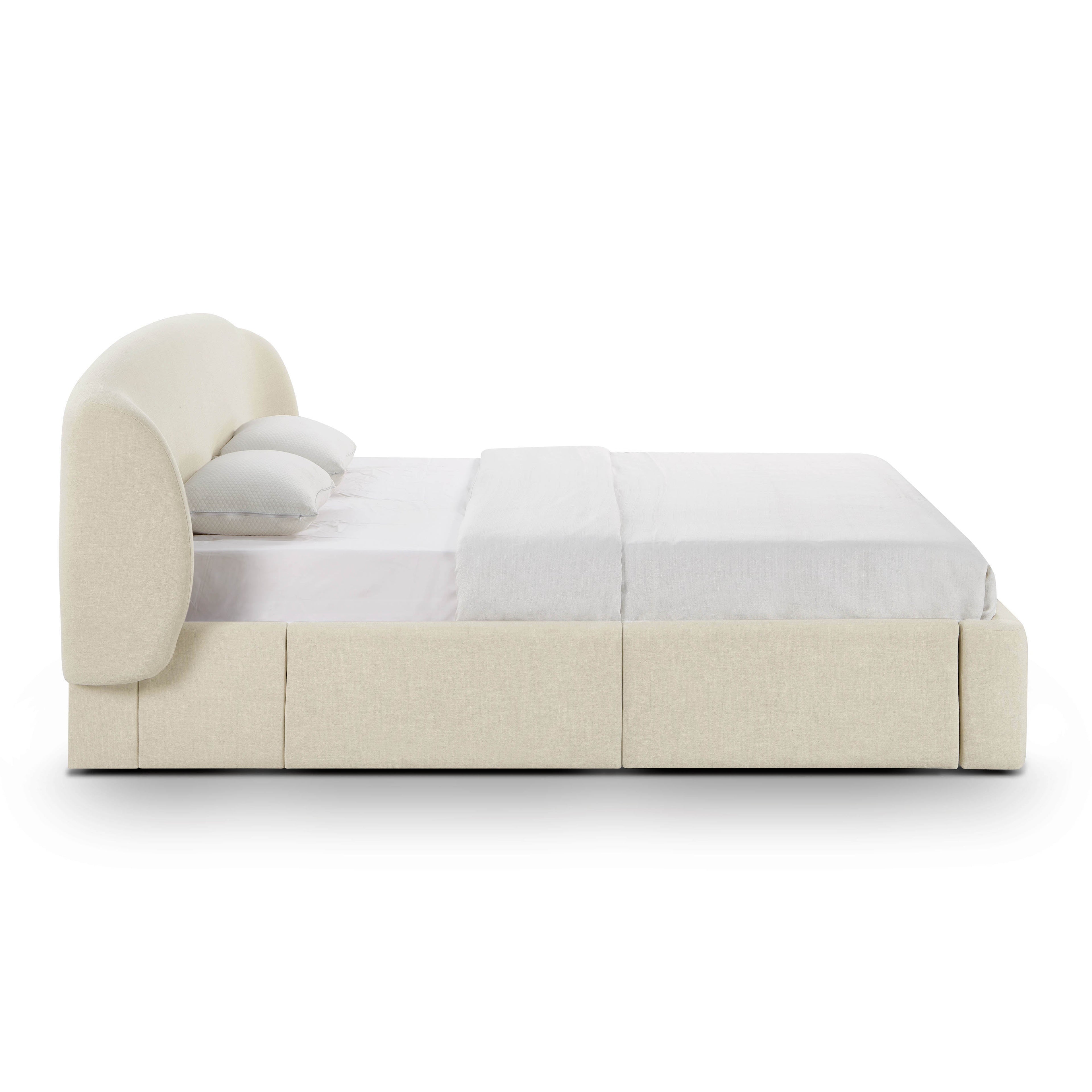 Corey Upcycled Performance Linen Storage Bed