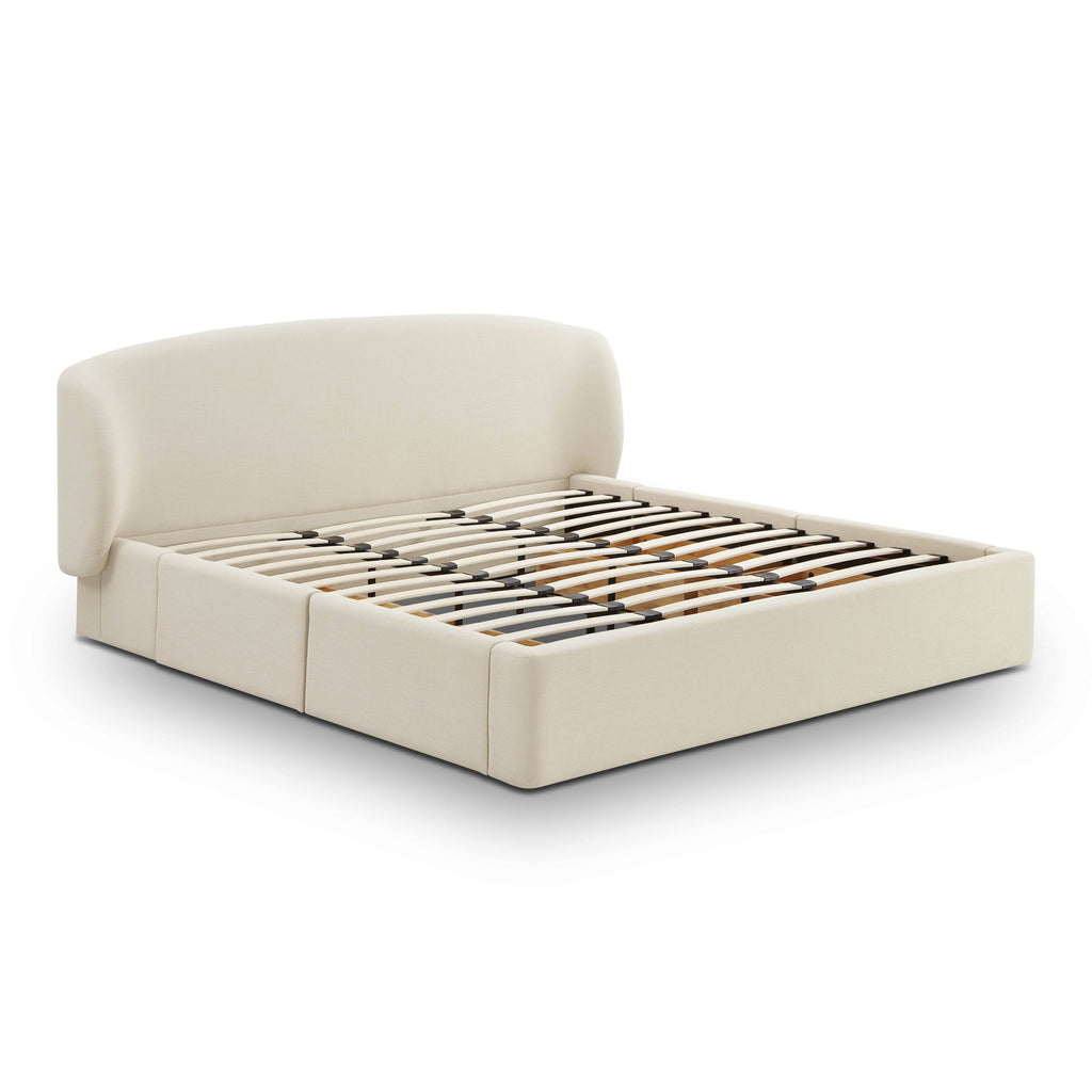 Corey Upcycled Performance Linen Storage Bed