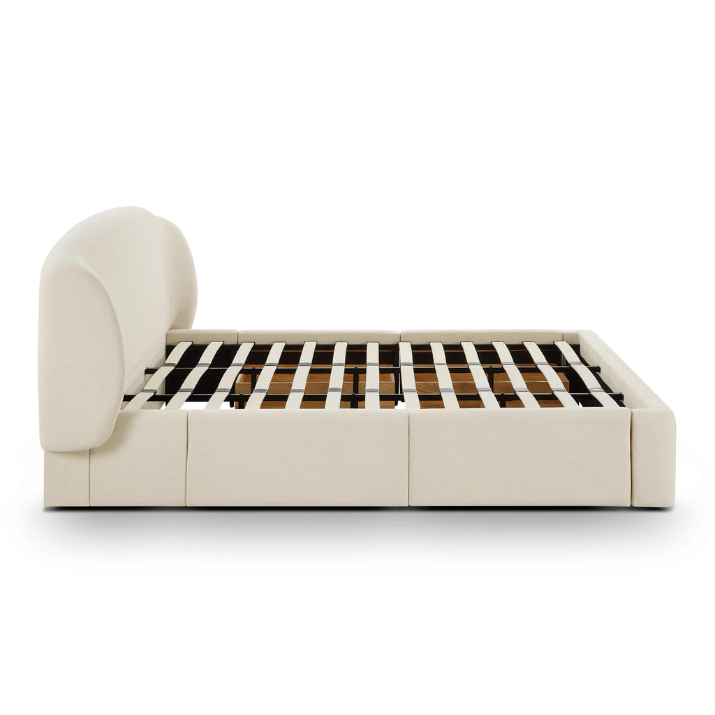 Corey Upcycled Performance Linen Storage Bed