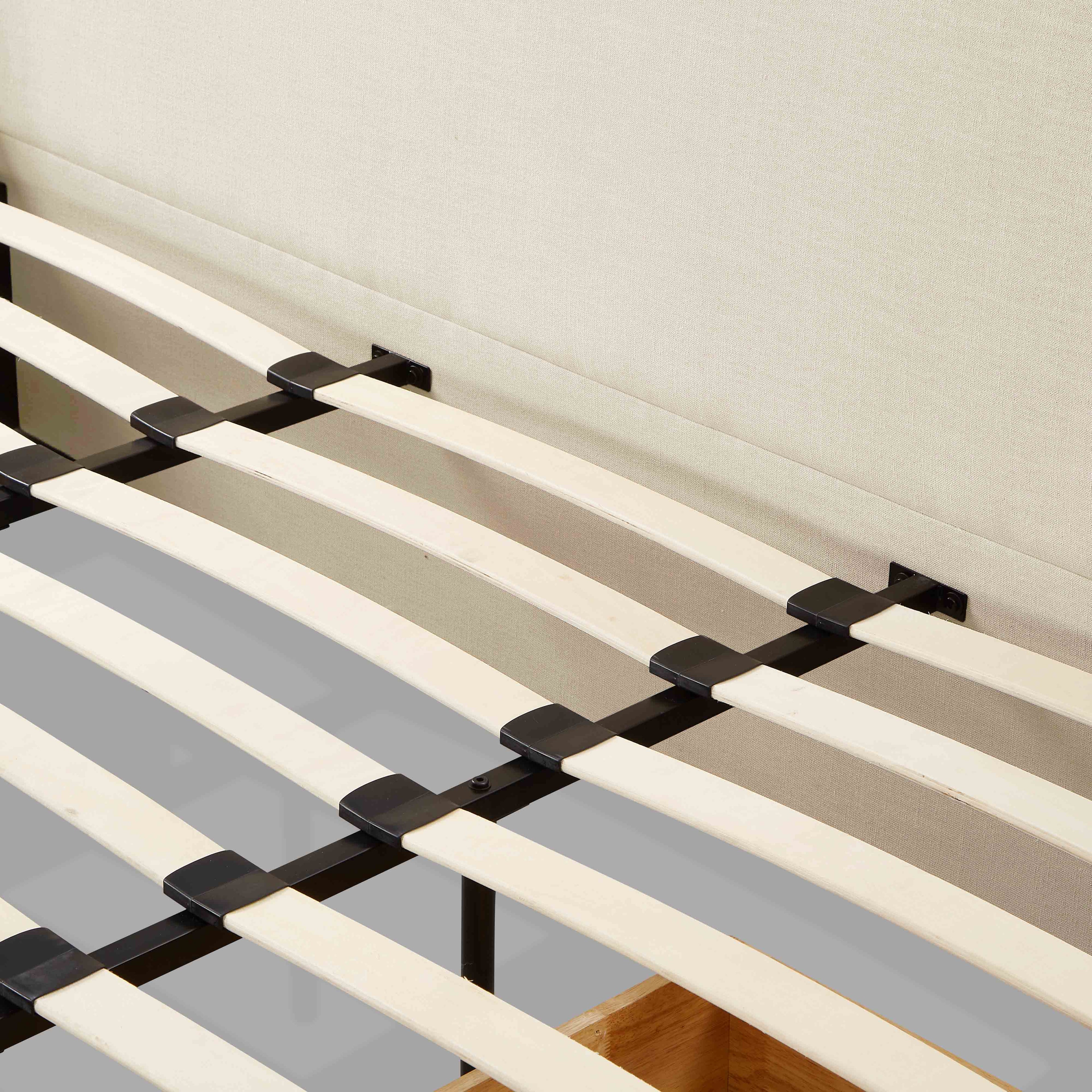 Corey Upcycled Performance Linen Storage Bed