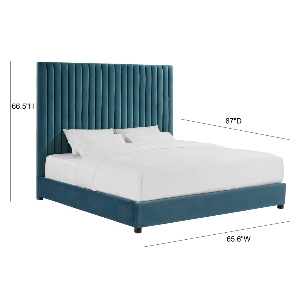 Arabelle Performance Velvet Bed