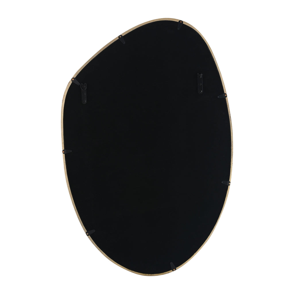 Mika 23"X35.4" Gold Wall Mirror