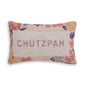 Chutzpah 15"X9" Jacquard Woven Throw Pillow