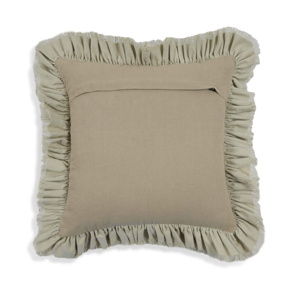 Alessia 20.5" Distressed Velvet Square Throw Pillow
