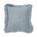 Alessia 20.5" Distressed Velvet Square Throw Pillow