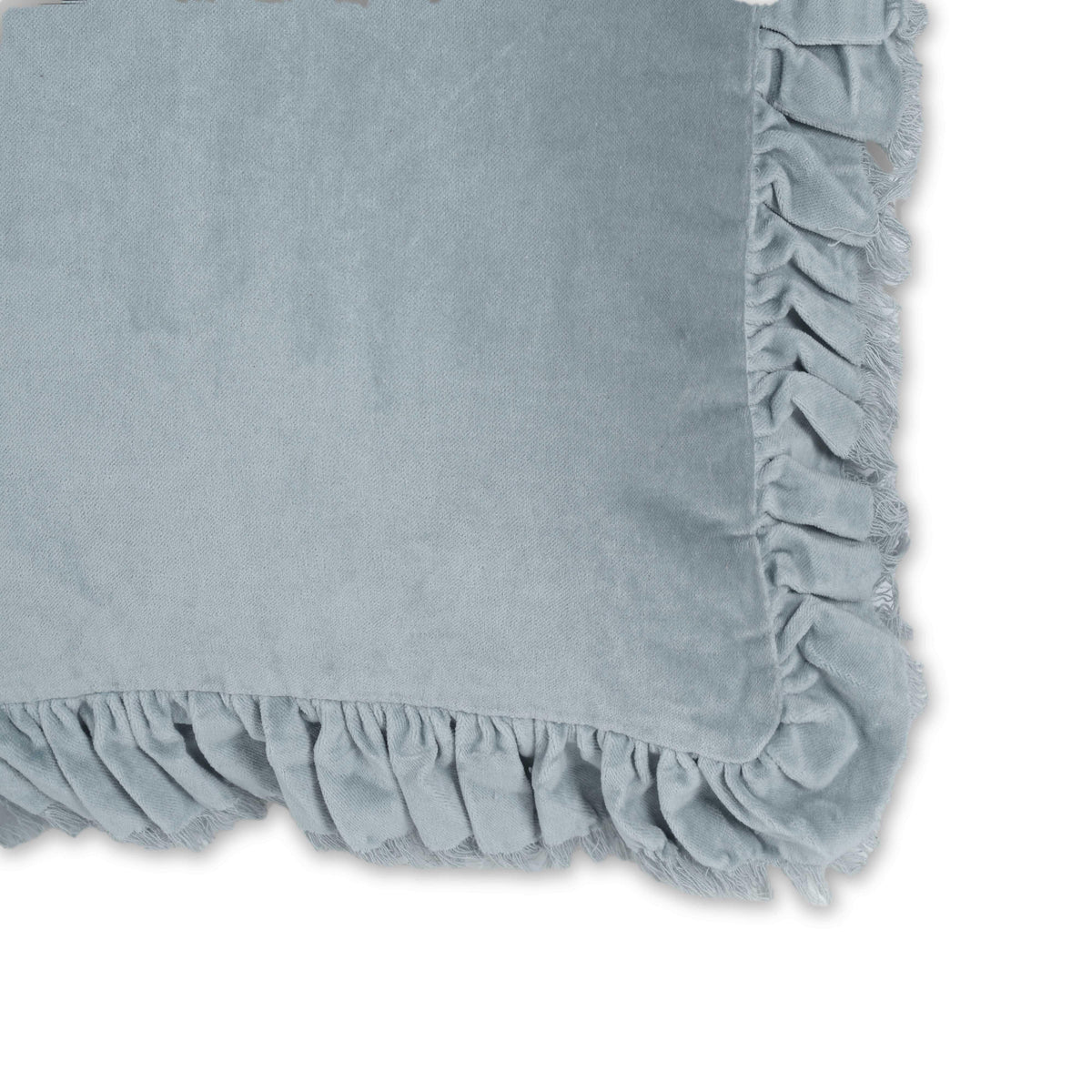 Alessia 20.5" Distressed Velvet Square Throw Pillow