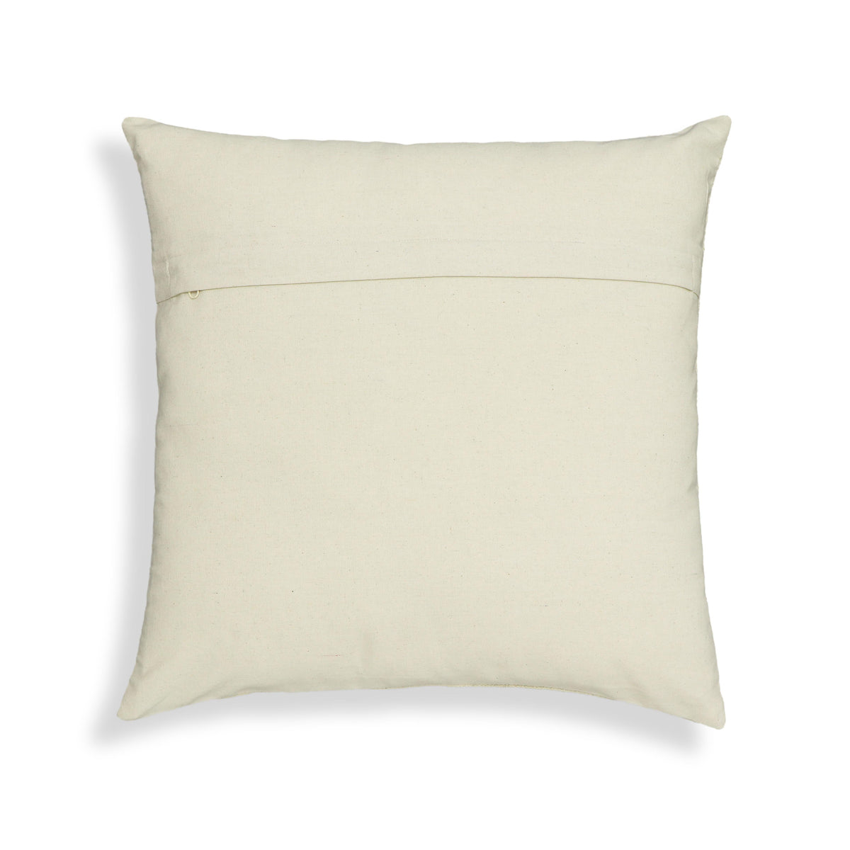 Tulip 20" Embroidered Floral Wool Square Throw Pillow Cover