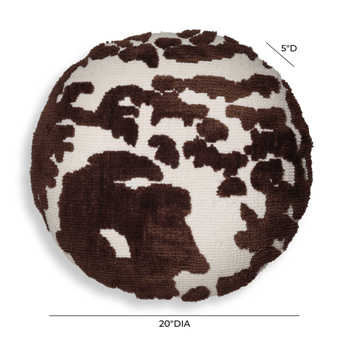 Coast 20" Tufted Round Throw Pillow