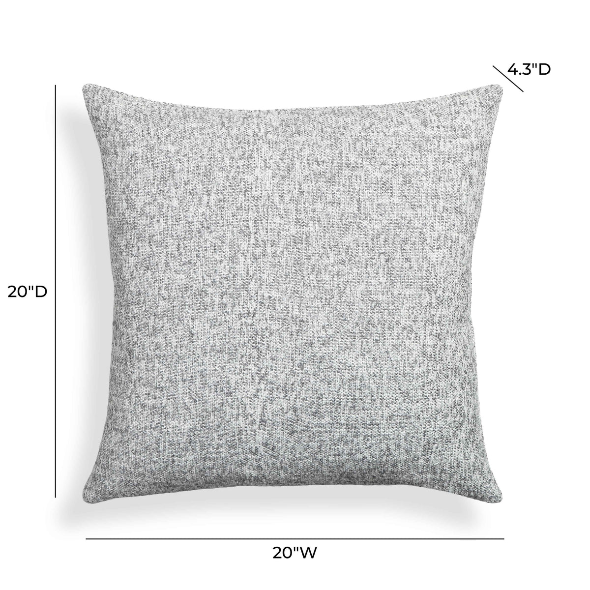 Poh 20" Boucle Square Throw Pillow