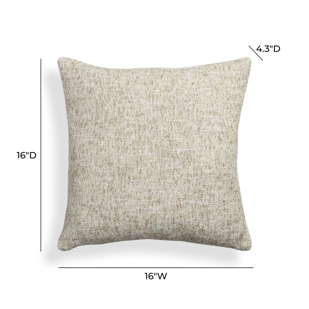 Poh 16" Boucle Square Throw Pillow