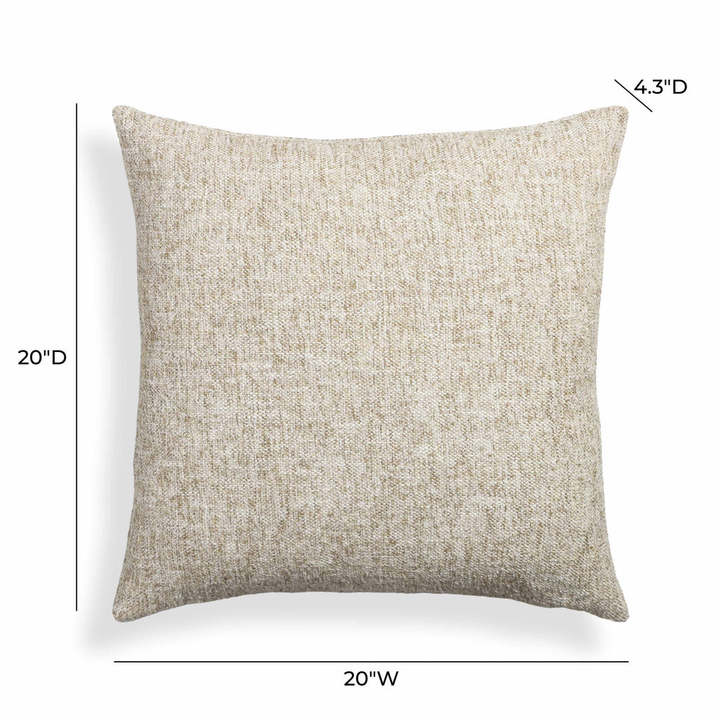 Poh 20" Boucle Square Throw Pillow