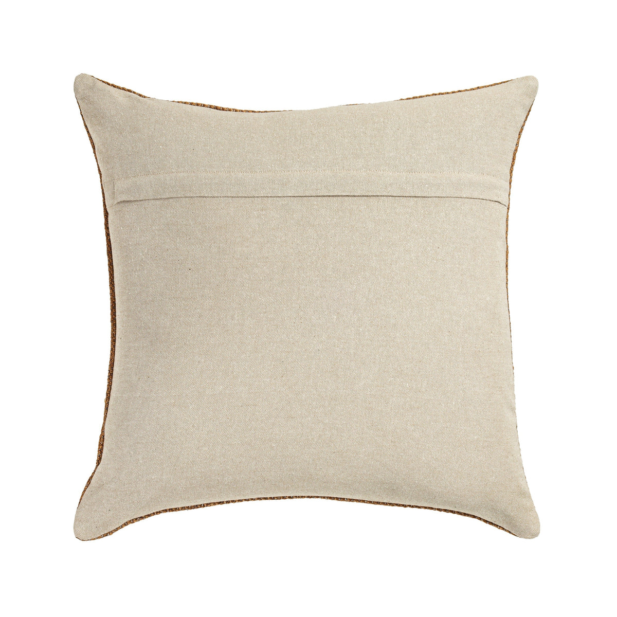 Terra 20" Square Wool and Jute Kilim Throw Pillow