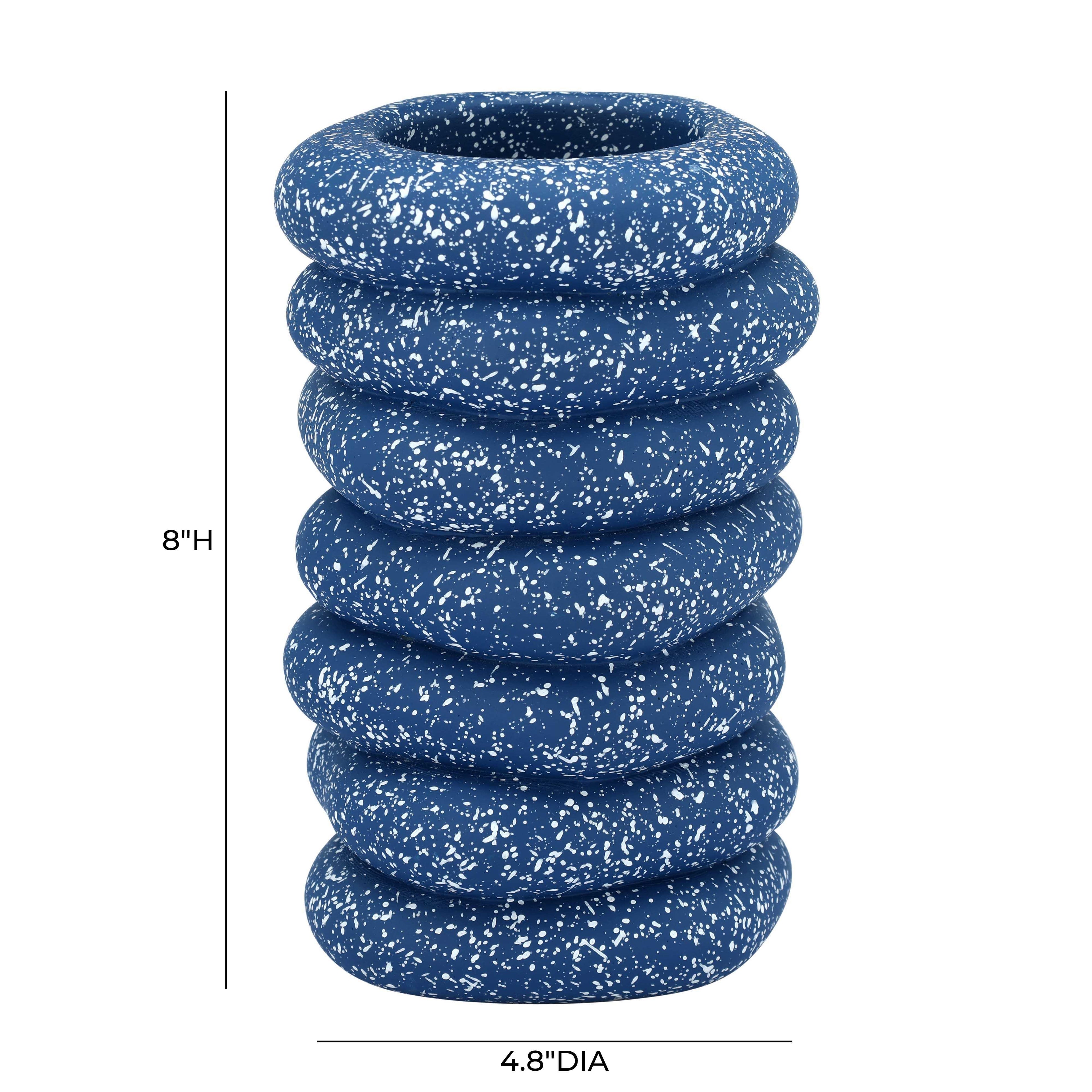 Gabby Speckled Cairn Vase