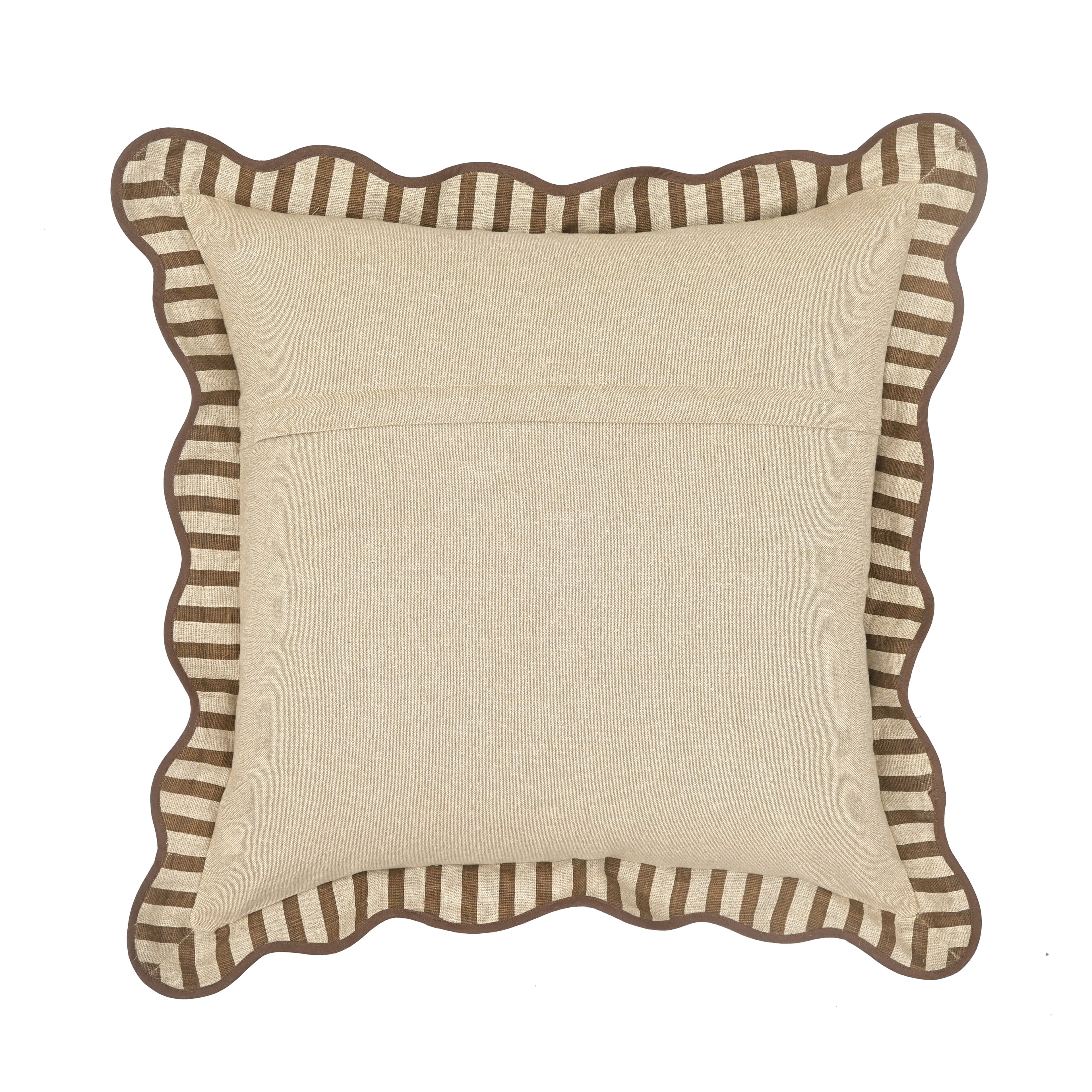 Striped 20" Linen Throw Pillow