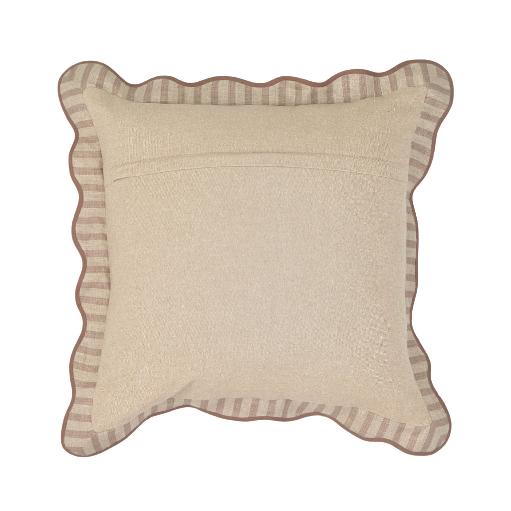 Striped 20" Linen Throw Pillow