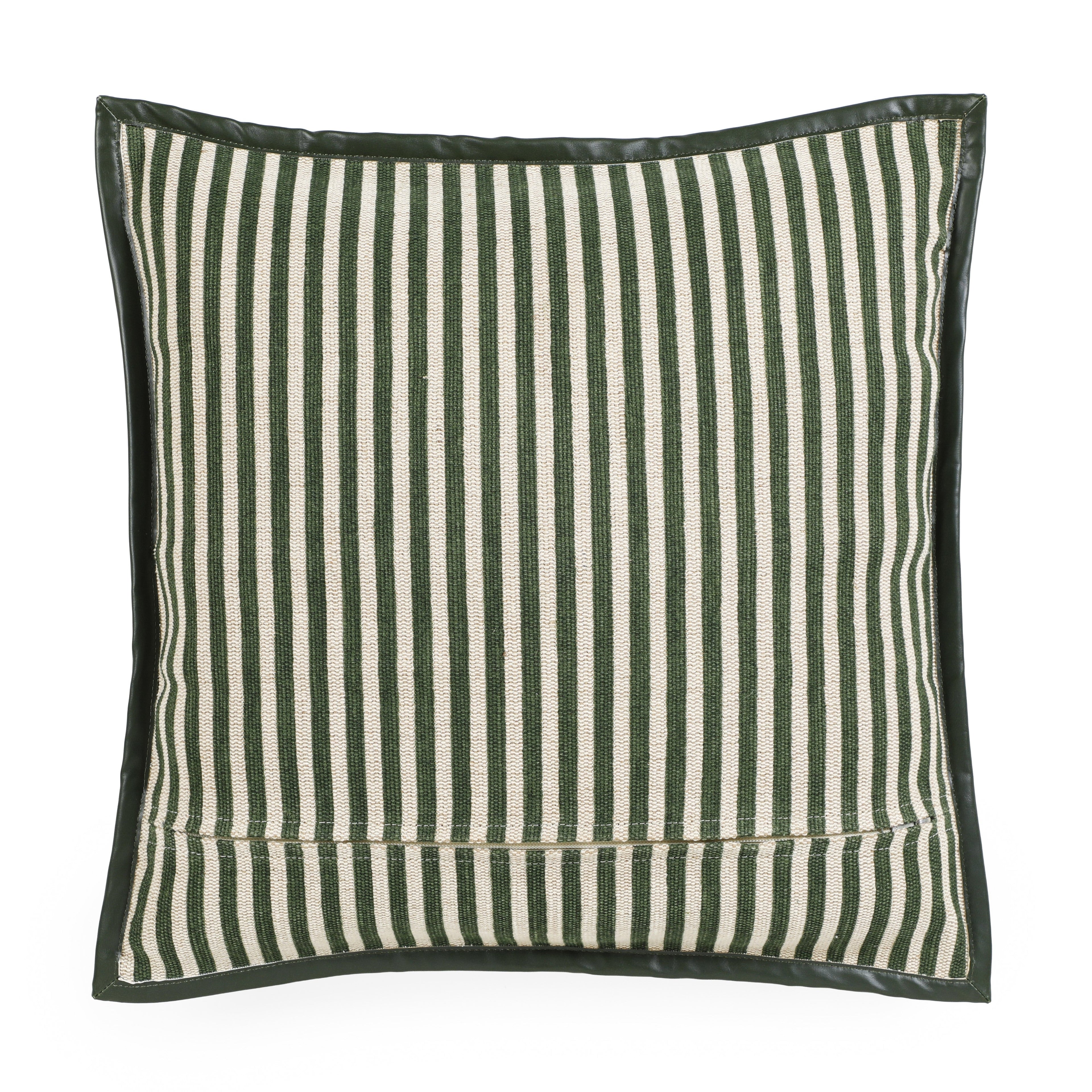Kora 20" Cotton Jute Contract-Grade Throw Pillow