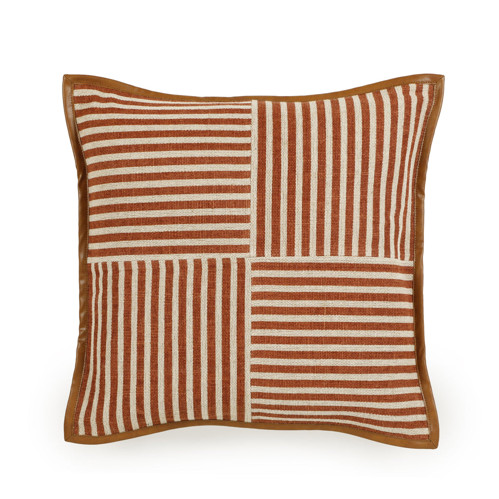 Kora 20" Cotton Jute Contract-Grade Throw Pillow