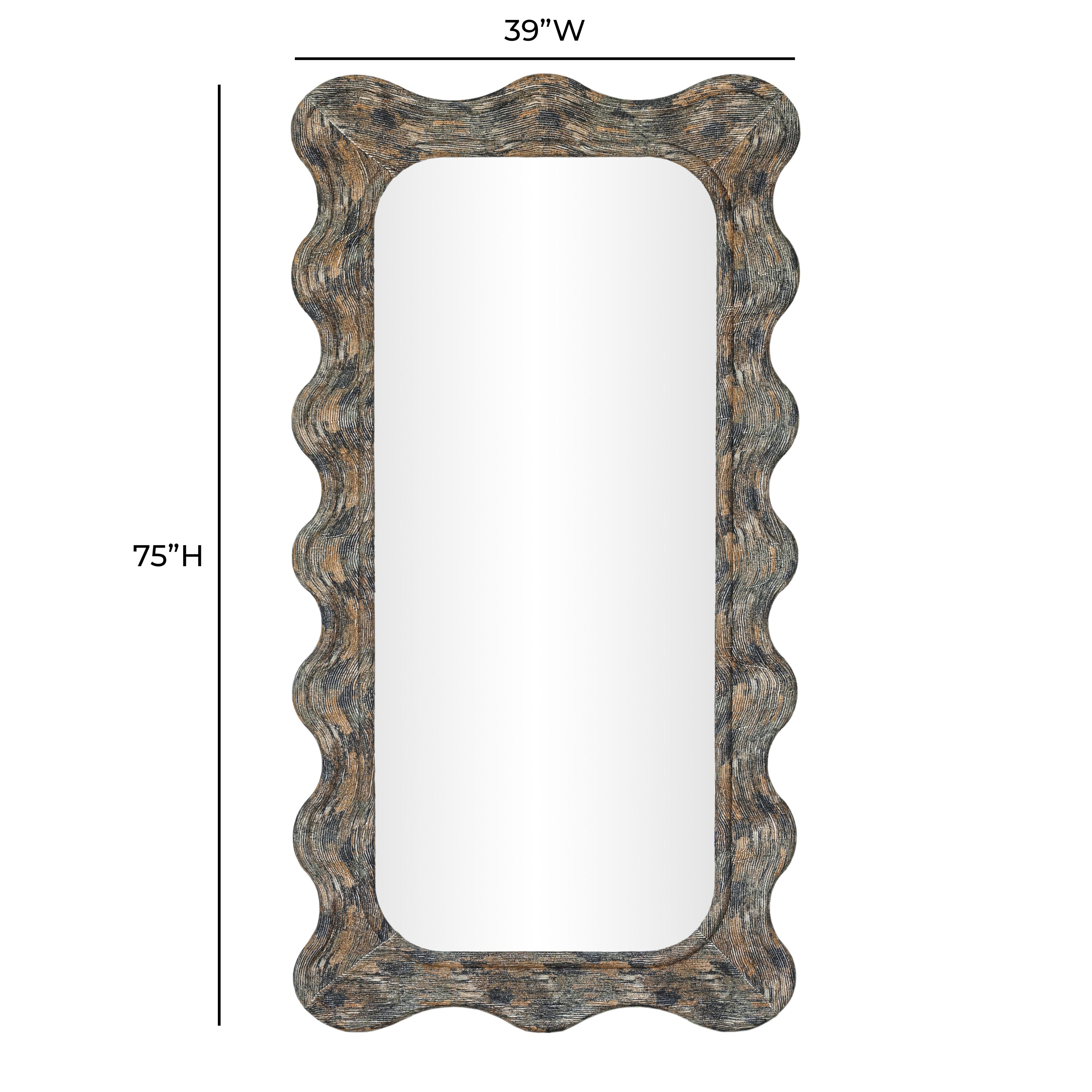 Charlene 39"X75" Squiggle Wall Mirror