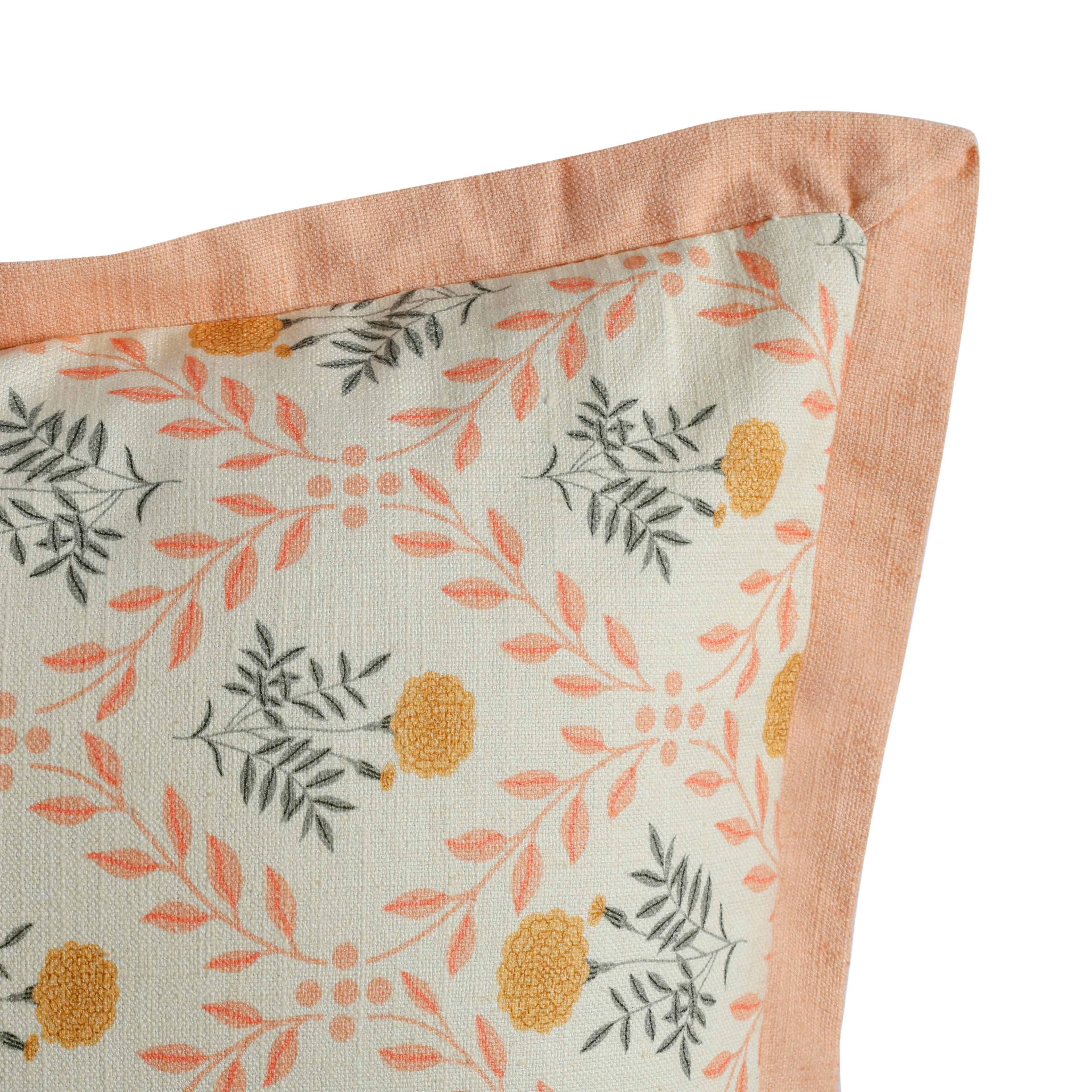 Dolce 20" Blush Pink Natural Cotton Throw Pillow