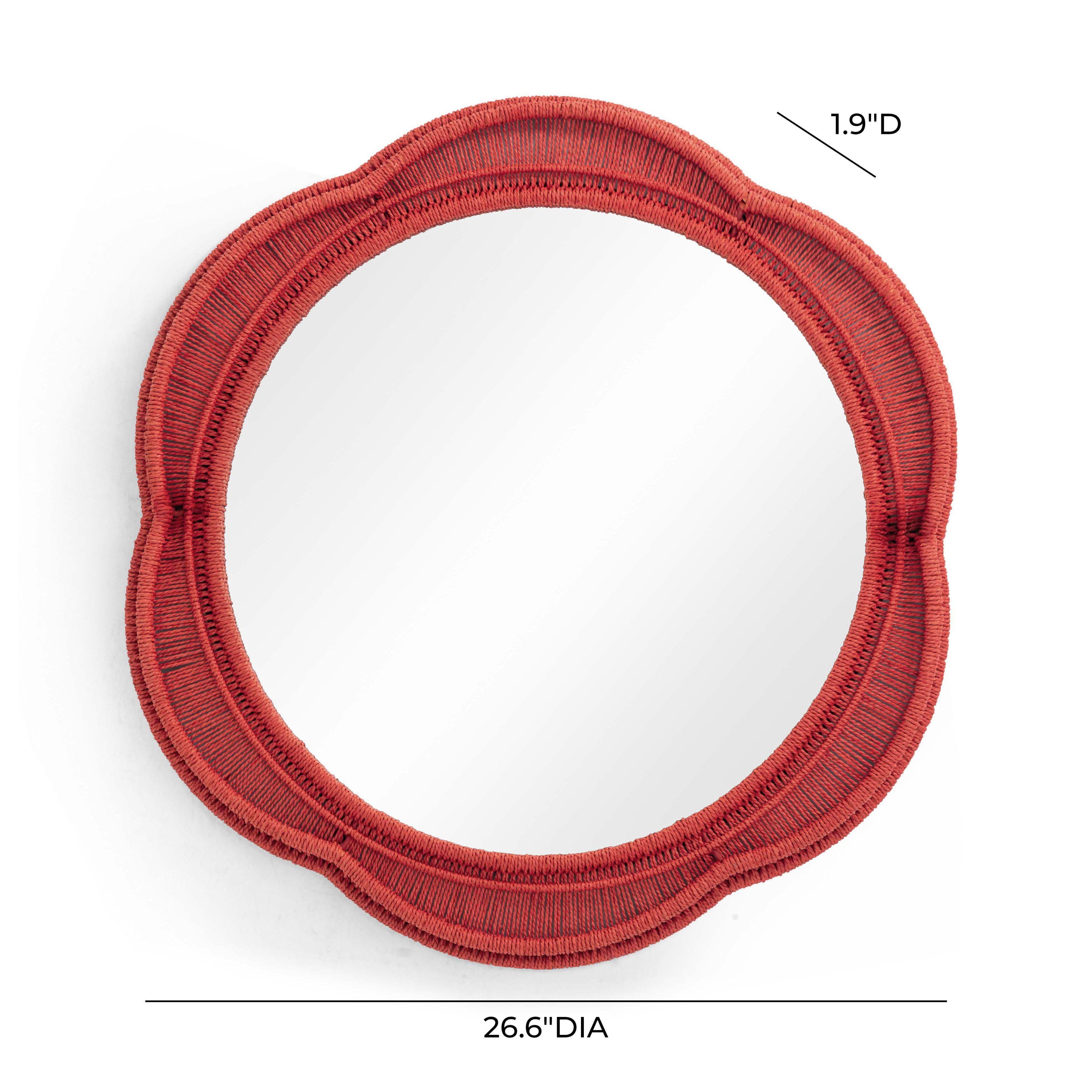 Zeva 26.6" Round Wall Mirror