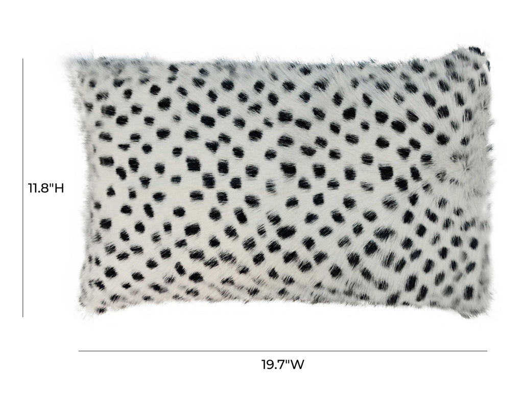 Genuine Goatskin Throw Pillow (20"X12"-16"X16")