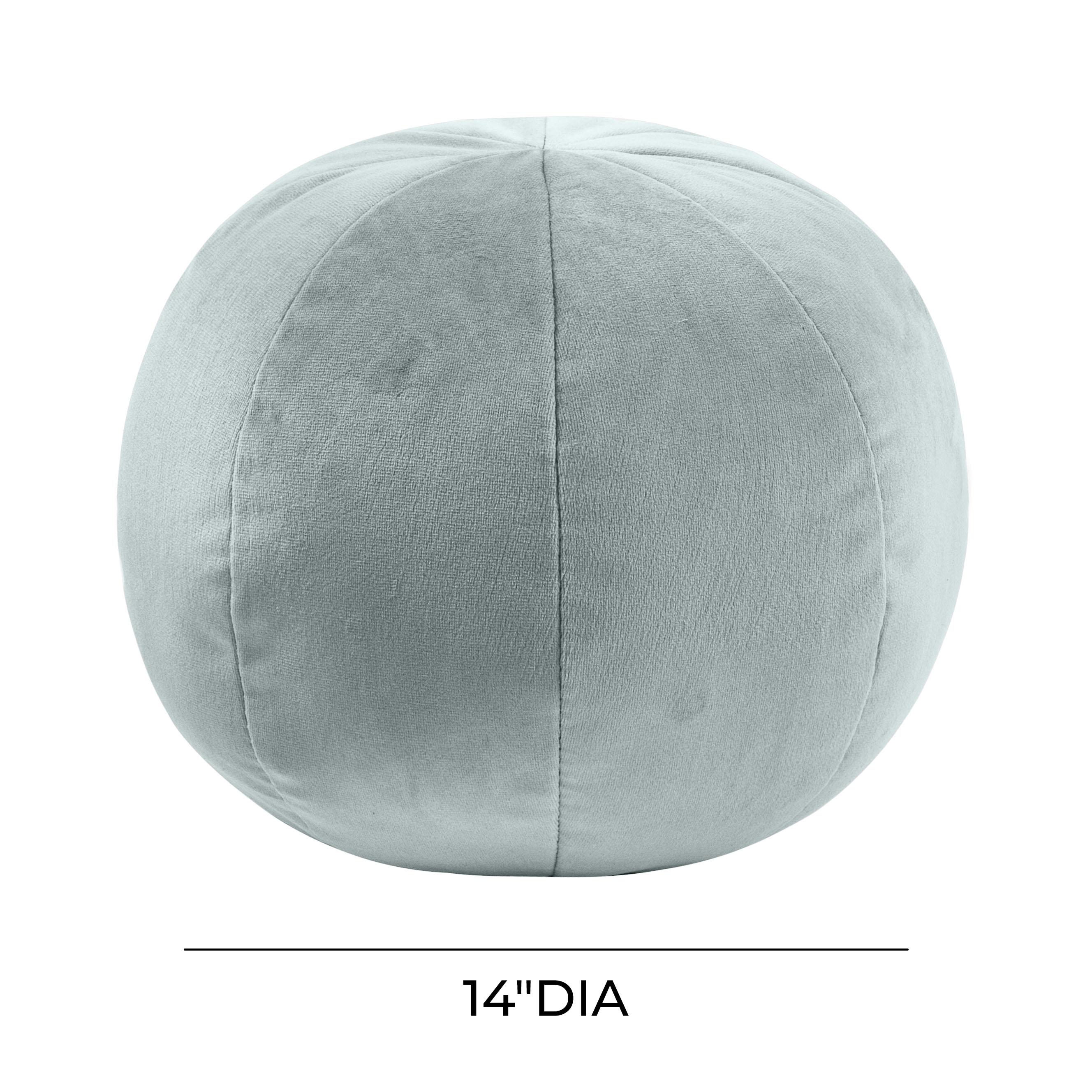 Boba Velvet Ball Throw Pillow (9"-14")