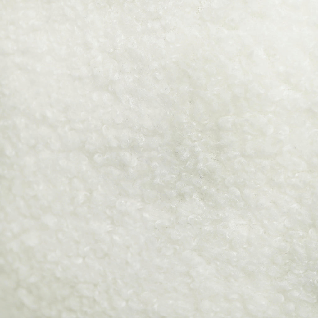 Boba Vegan Shearling Ball Throw Pillow (9"-14")
