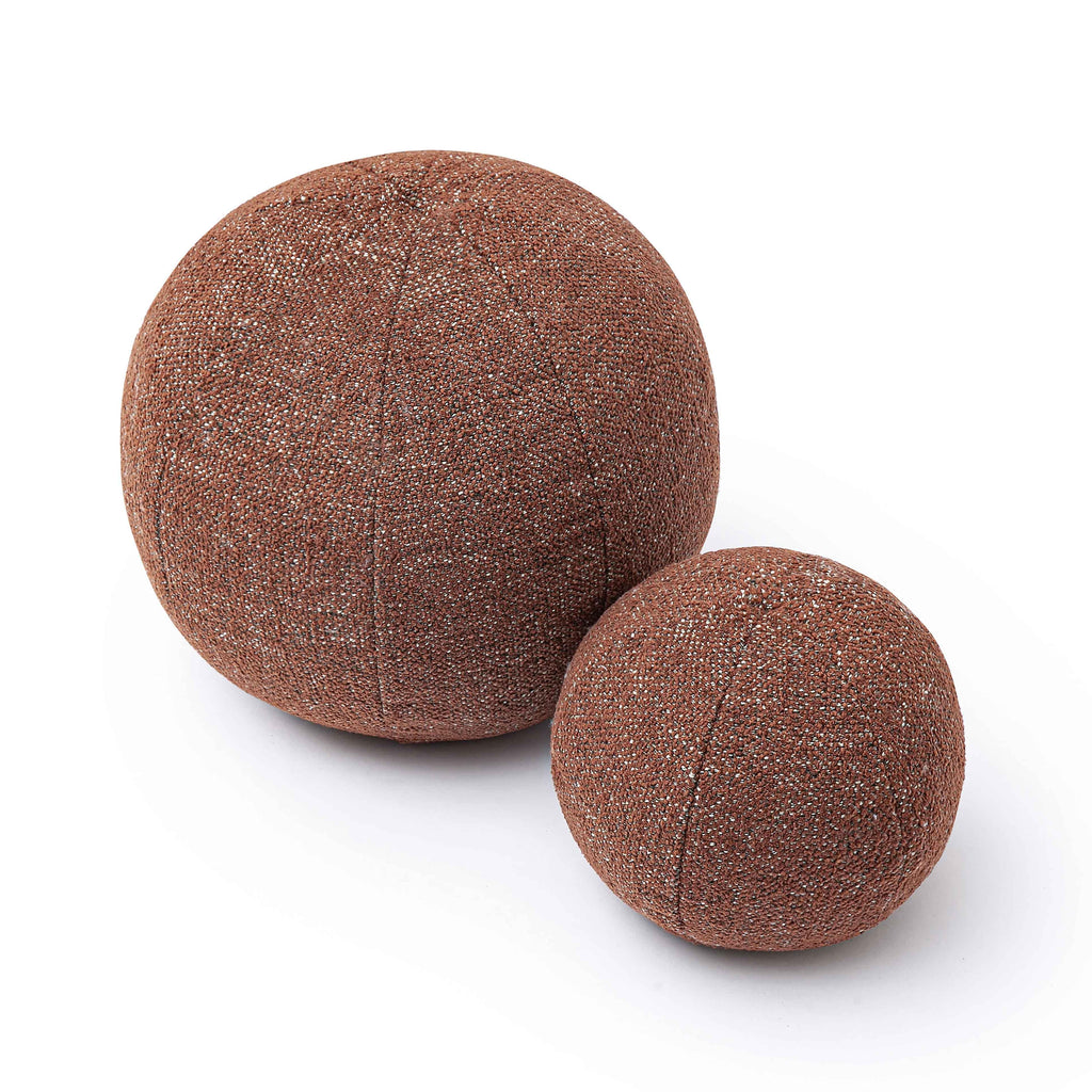 Boba Textured Basketweave Ball Throw Pillow (9"-14")
