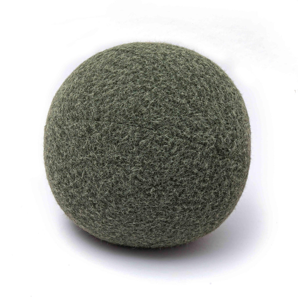 Boba Long Mohair Ball Throw Pillow (9"-14")