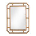Cienna 24"x32" Natural Rattan Wall Mirror