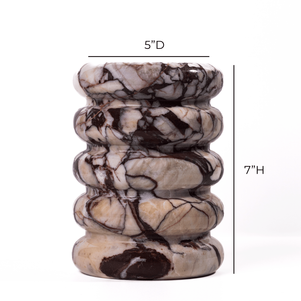 Marble Layered Decorative Vase