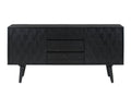 Valentina 59" Black Acacia Buffet