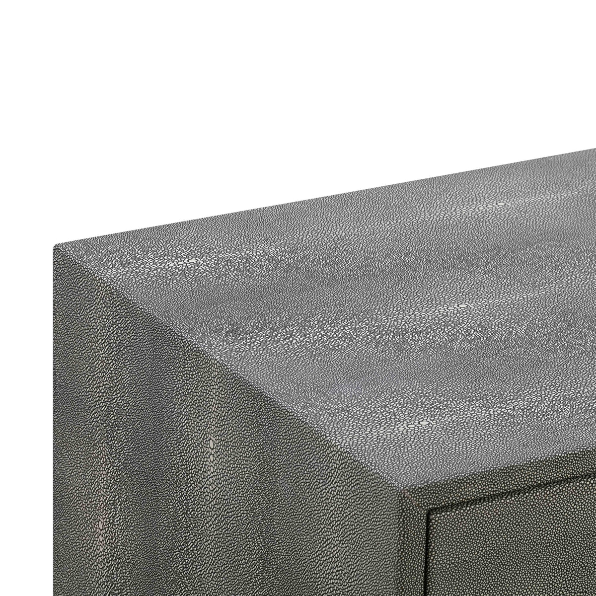 Pesce 25" Faux Shagreen 2-Drawer Nightstand