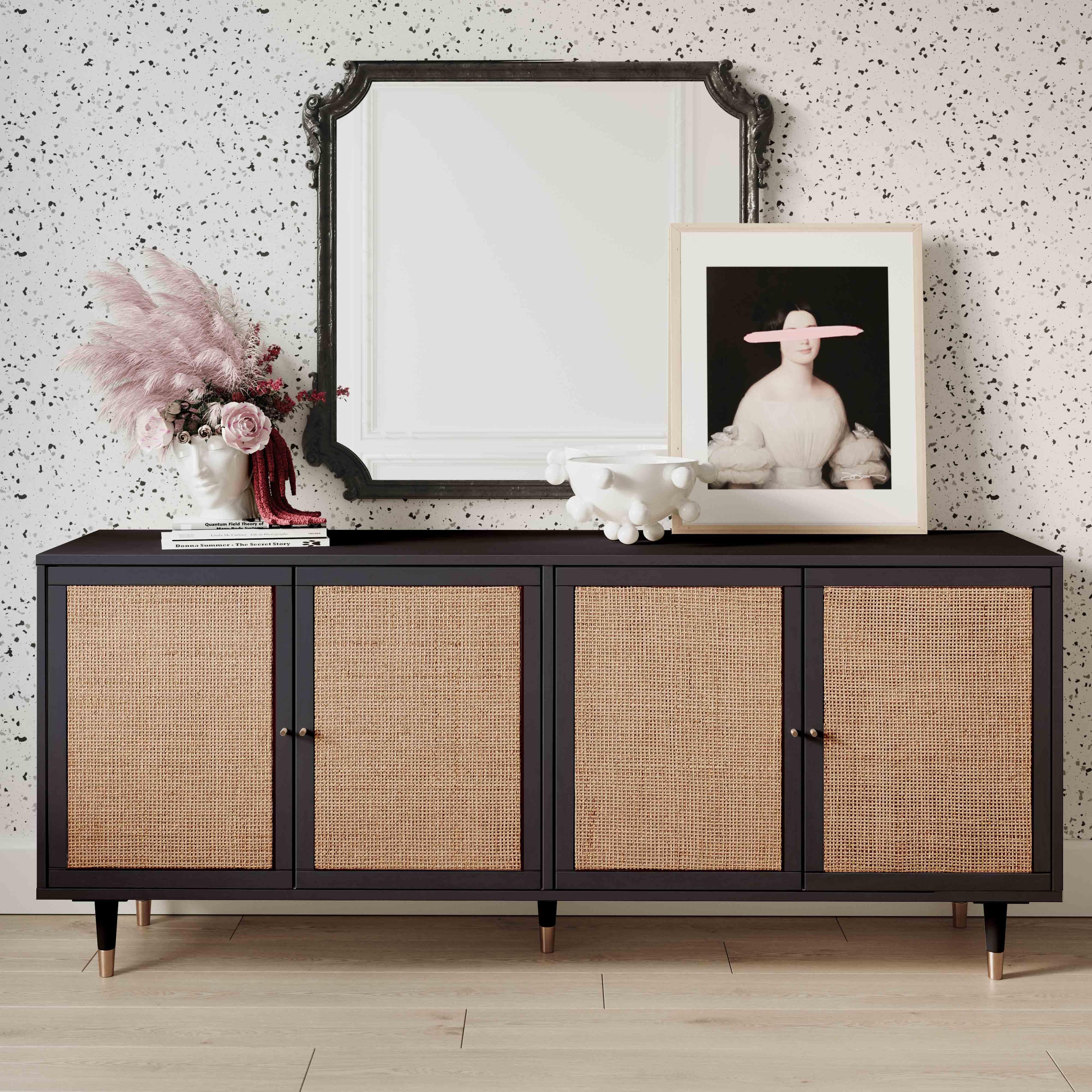 Sierra 72" Cane Sideboard