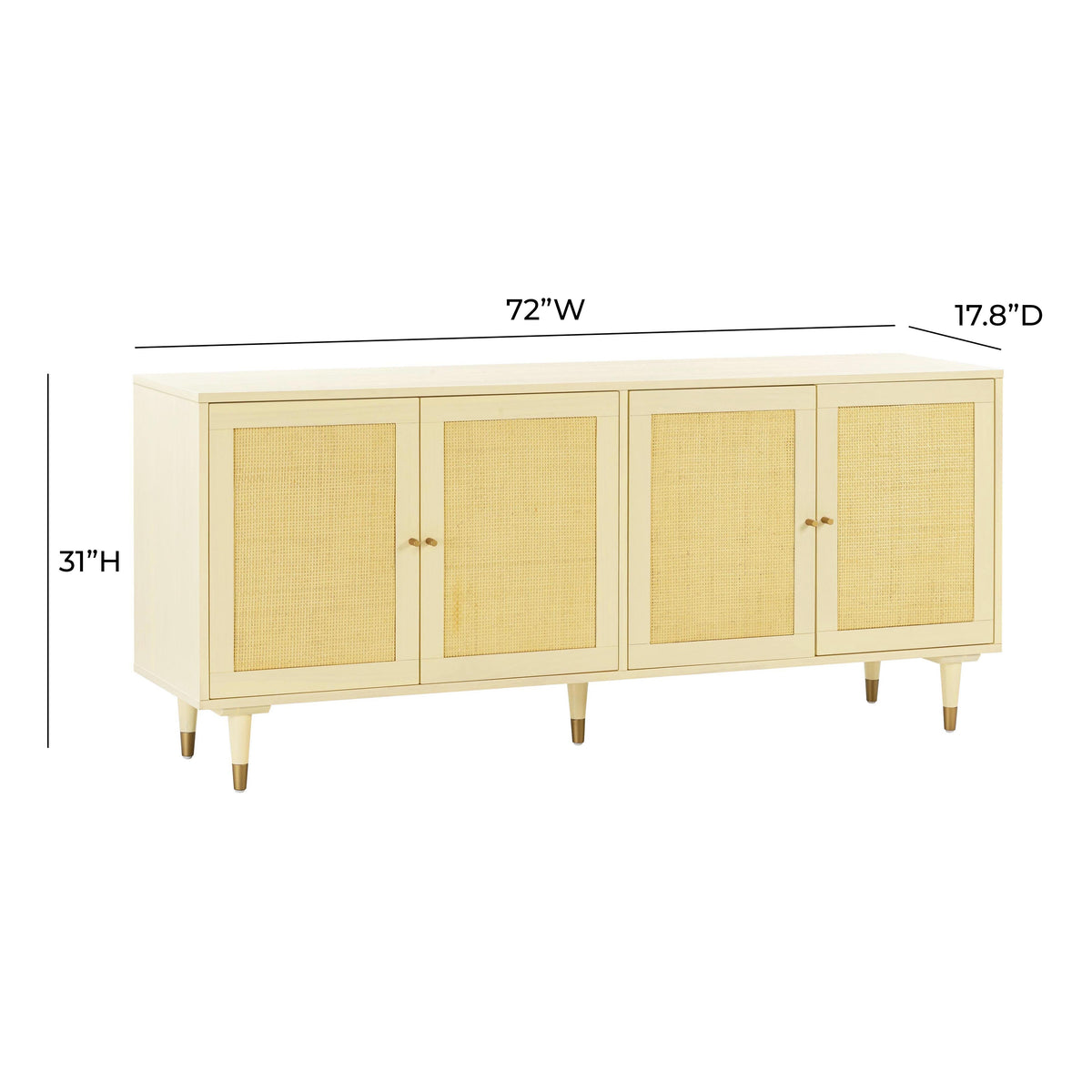 Sierra 72" Cane Sideboard