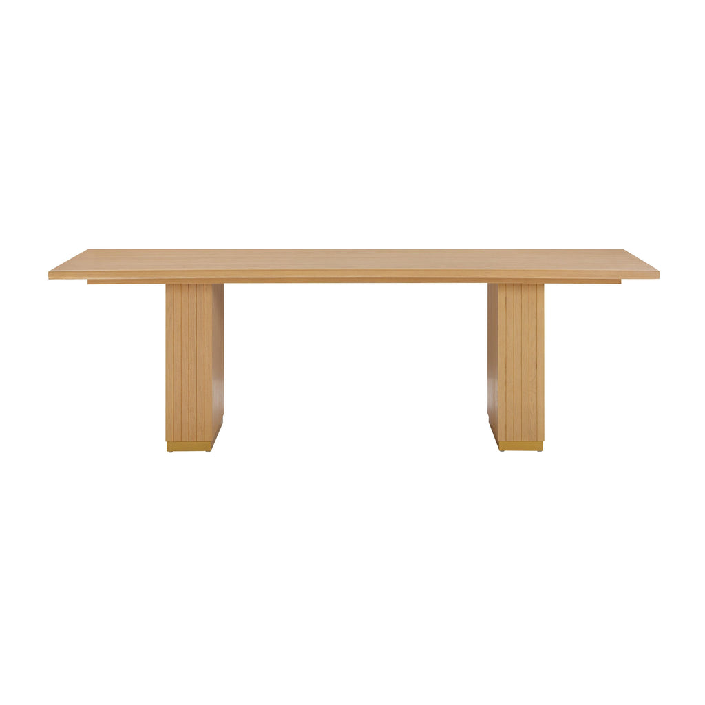 Chelsea 96" Oak Wood Rectangular Dining Table