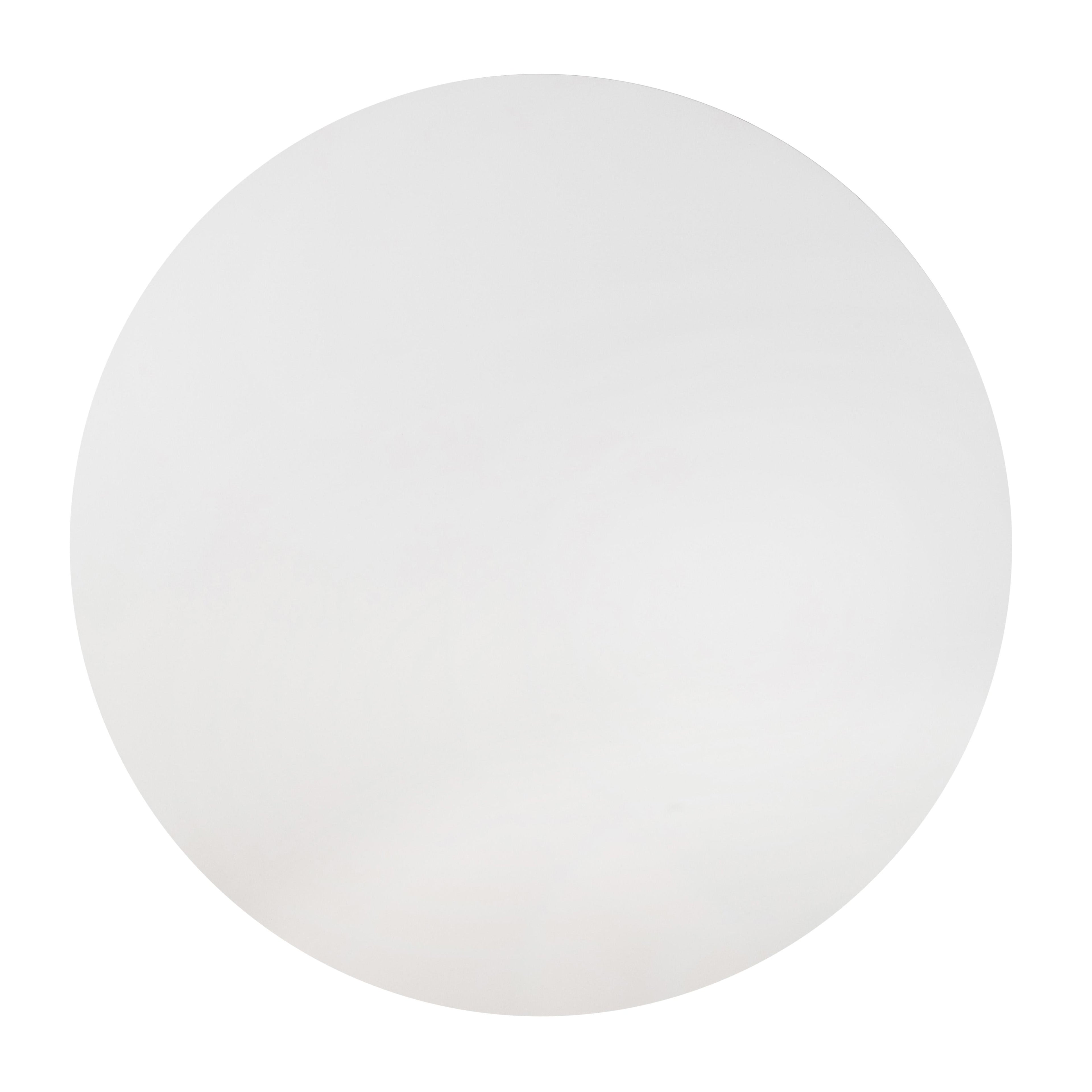 Kali 55" White Round Dining Table