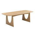 Cybill Natural Ash Rectangular Dining Table (79"-94") — Natural Ash null